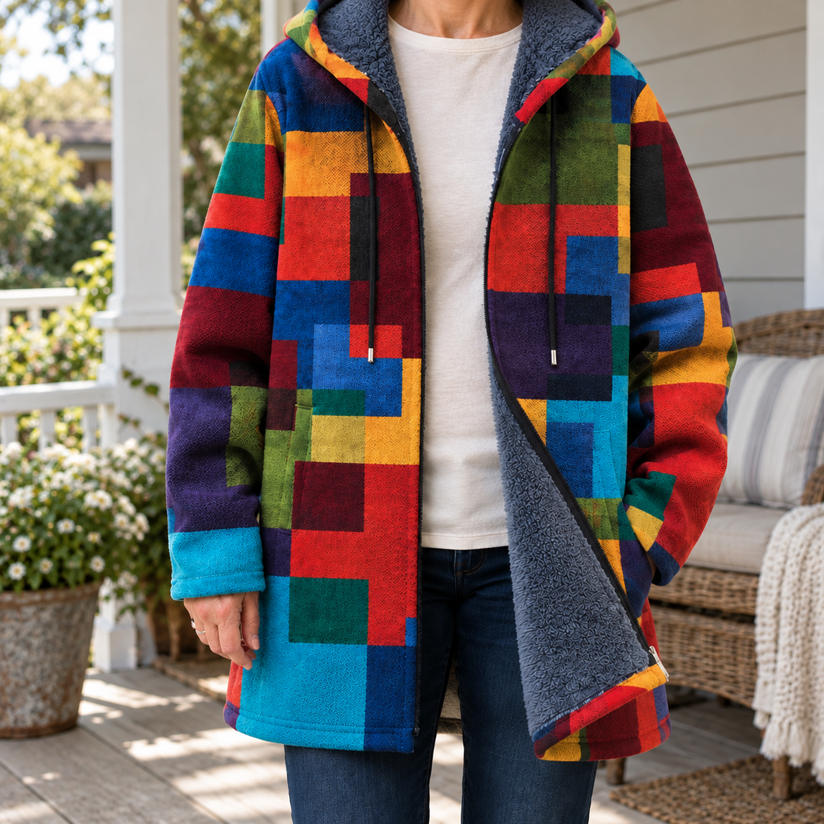 Daelila | Bohemian Art Coat