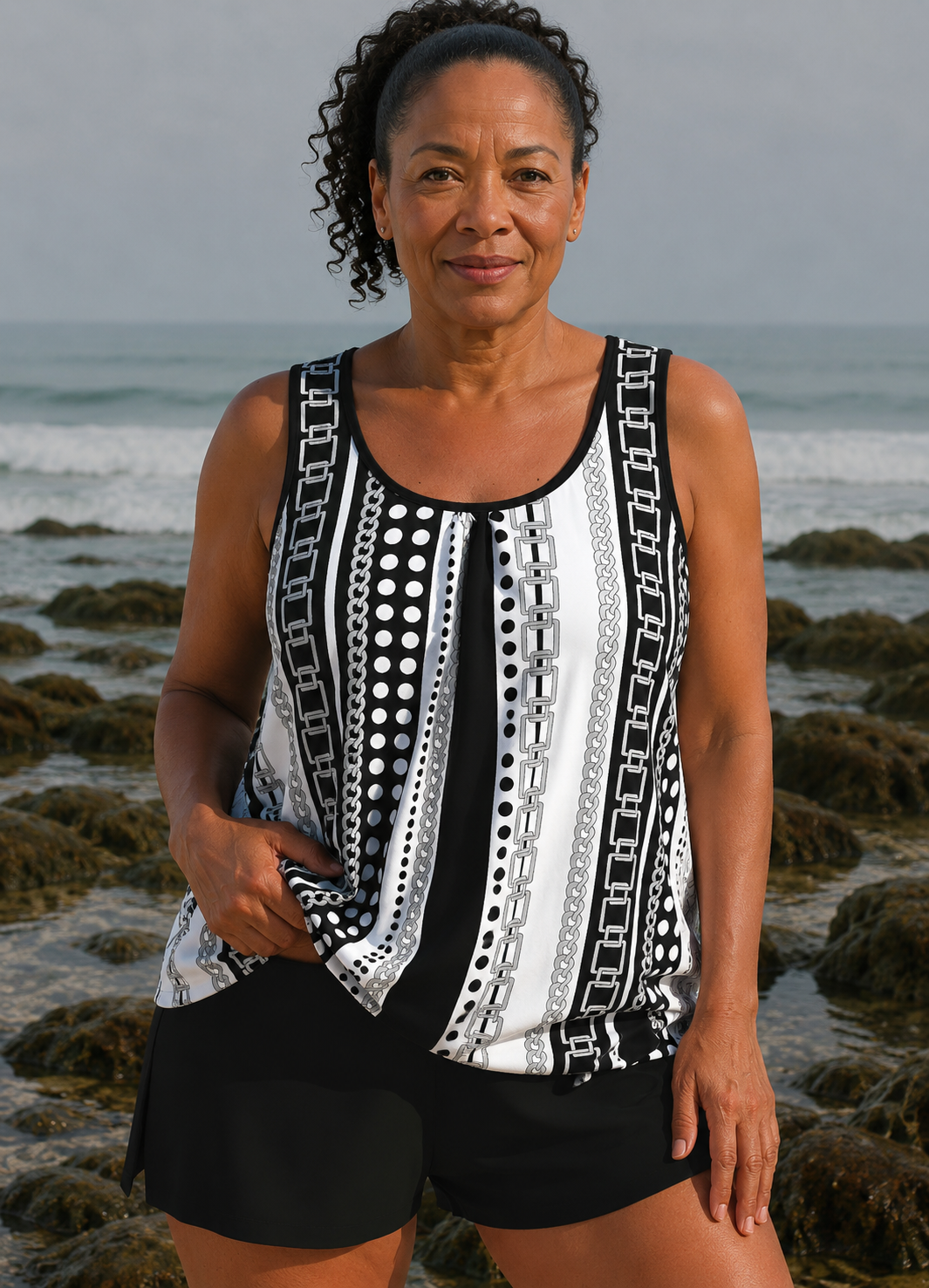 Vegans | Relaxed Fit Leaf Swim Set