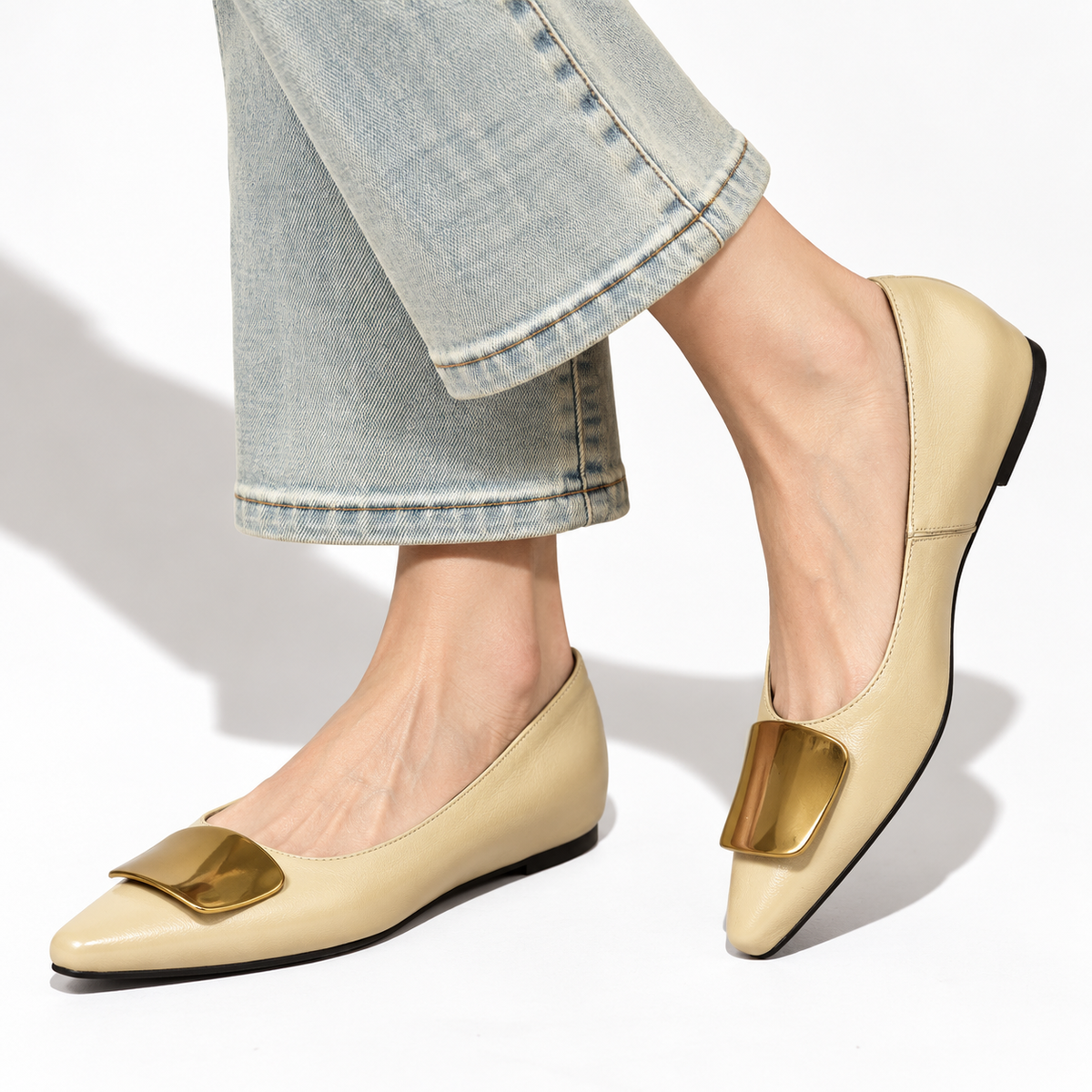 Loreal | Comfort Leather Flats