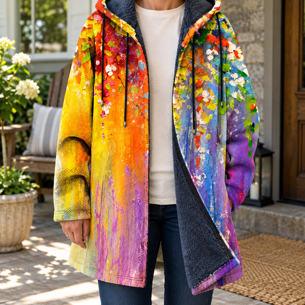 Zinny | Bohemian Art Coat