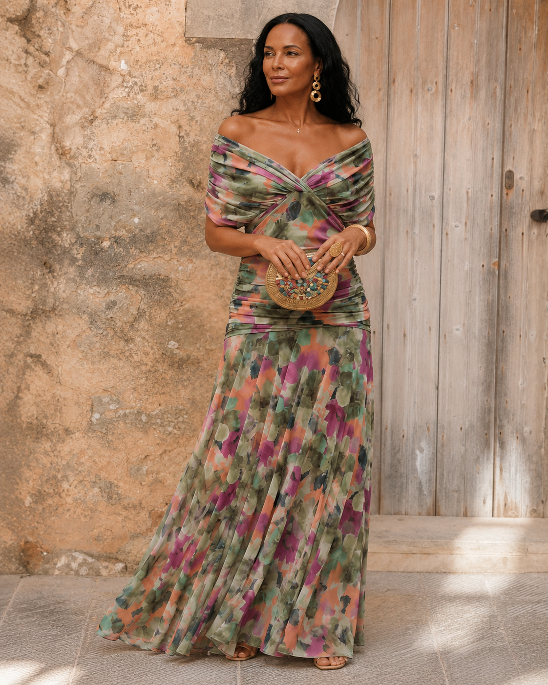 Cristia | Elegant Floral Dress