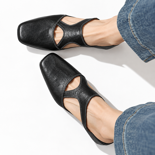Dessay | Leather Comfort Mules