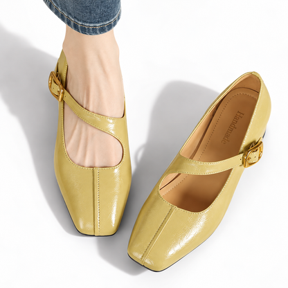 Viore | Comfort Leather Mary Jane Heels