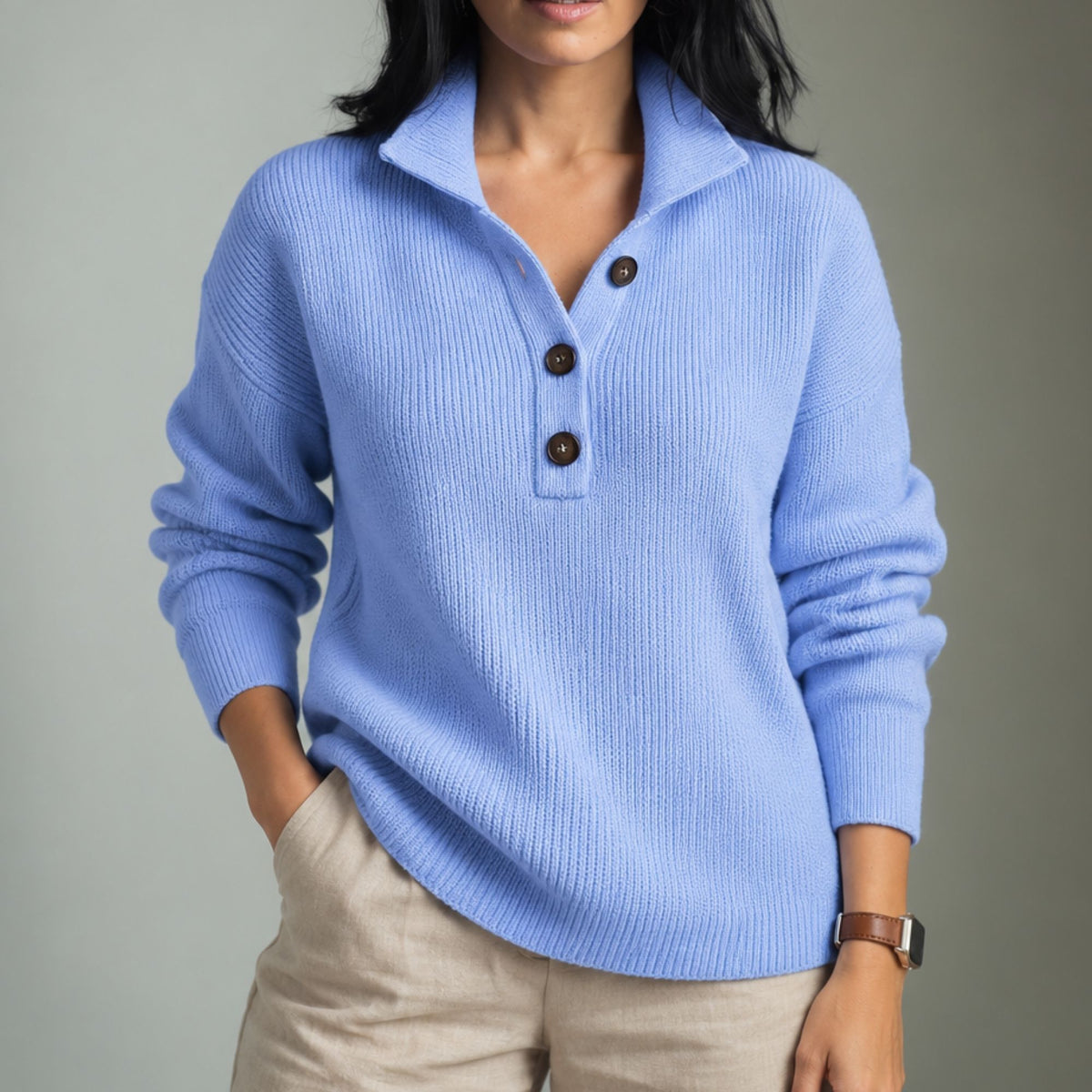 Florencia | V-Neck Polo Sweater Sale