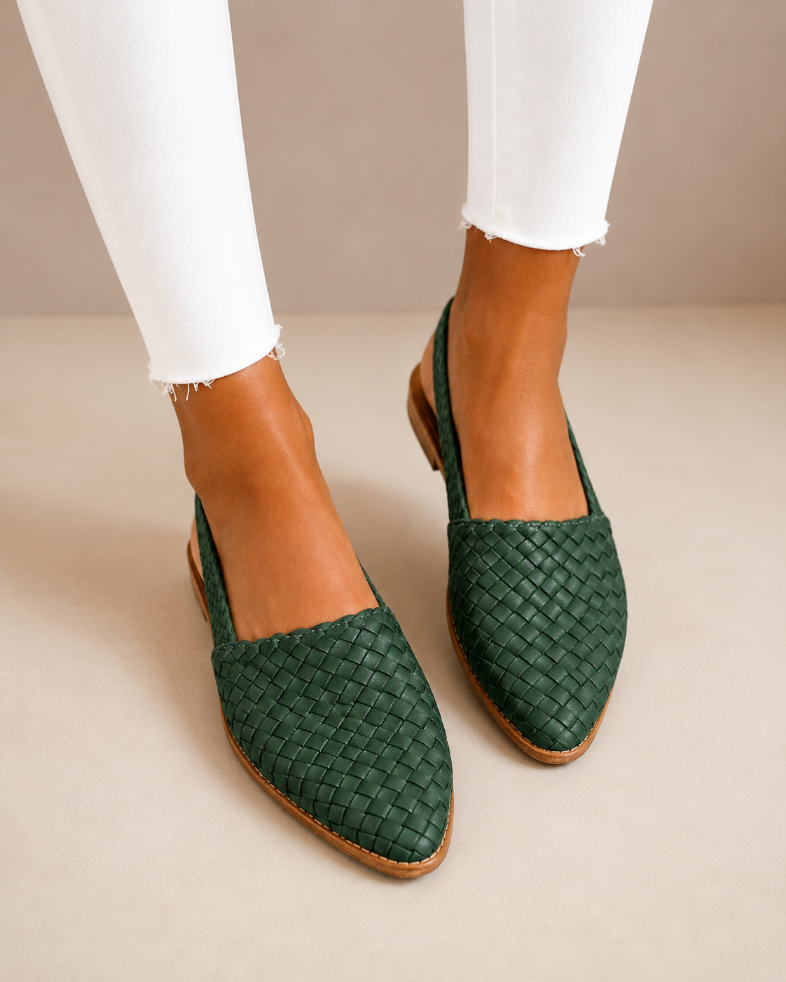 Aola | Woven Slingback Loafer