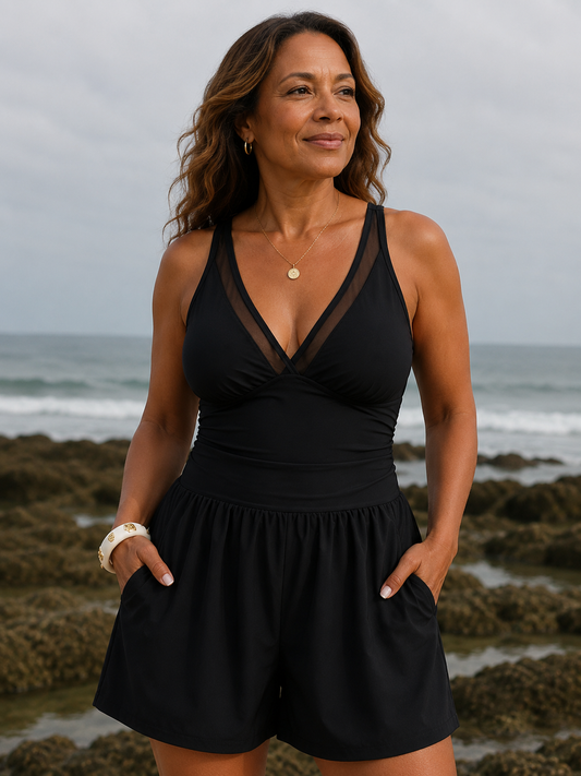 Hornets | Seabreeze Elegance Swim Dress