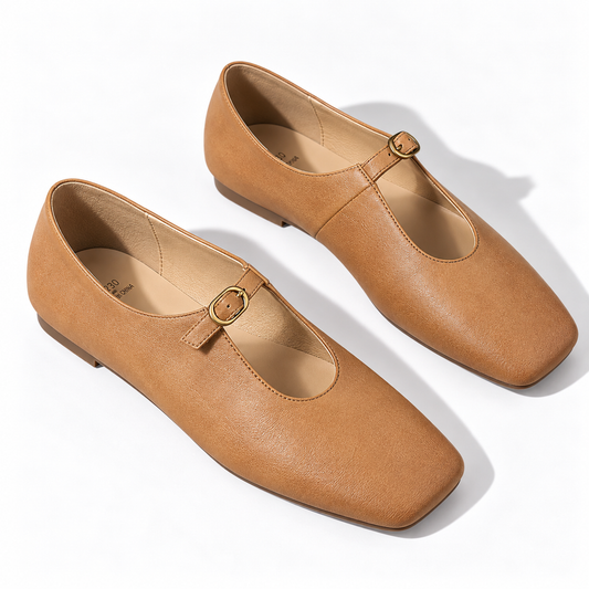 Elsbeth | High-Vamp Mary Jane Flat