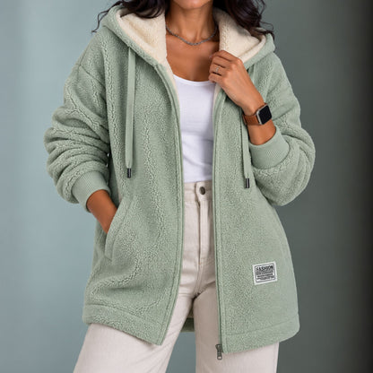 Maye | Women's Hooded Full-Zip Relaxed Jacket