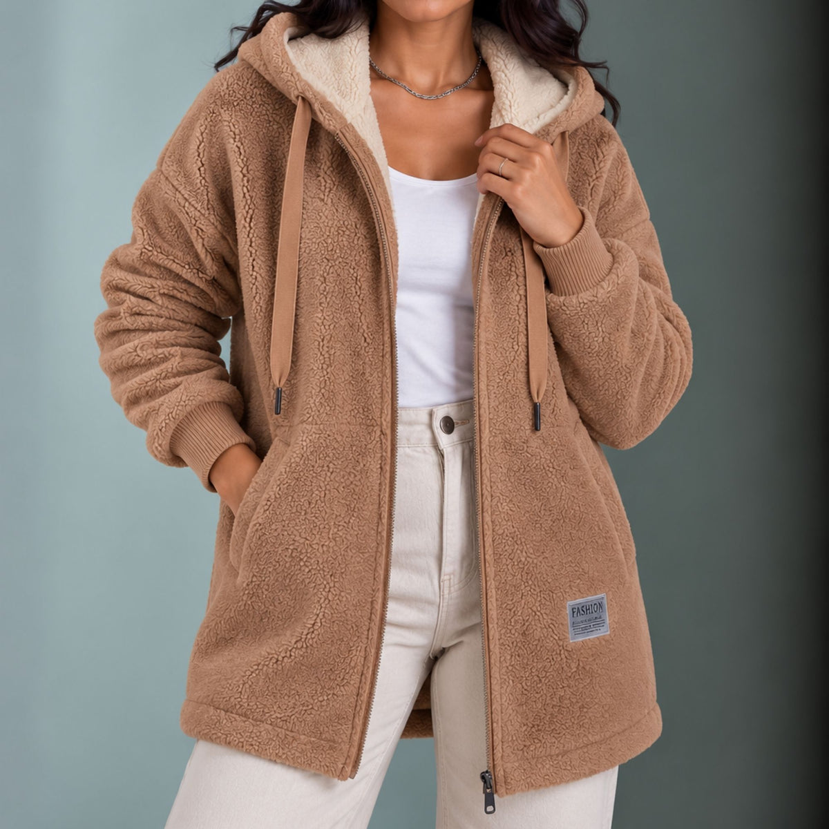 Maye | Women's Hooded Full-Zip Relaxed Jacket