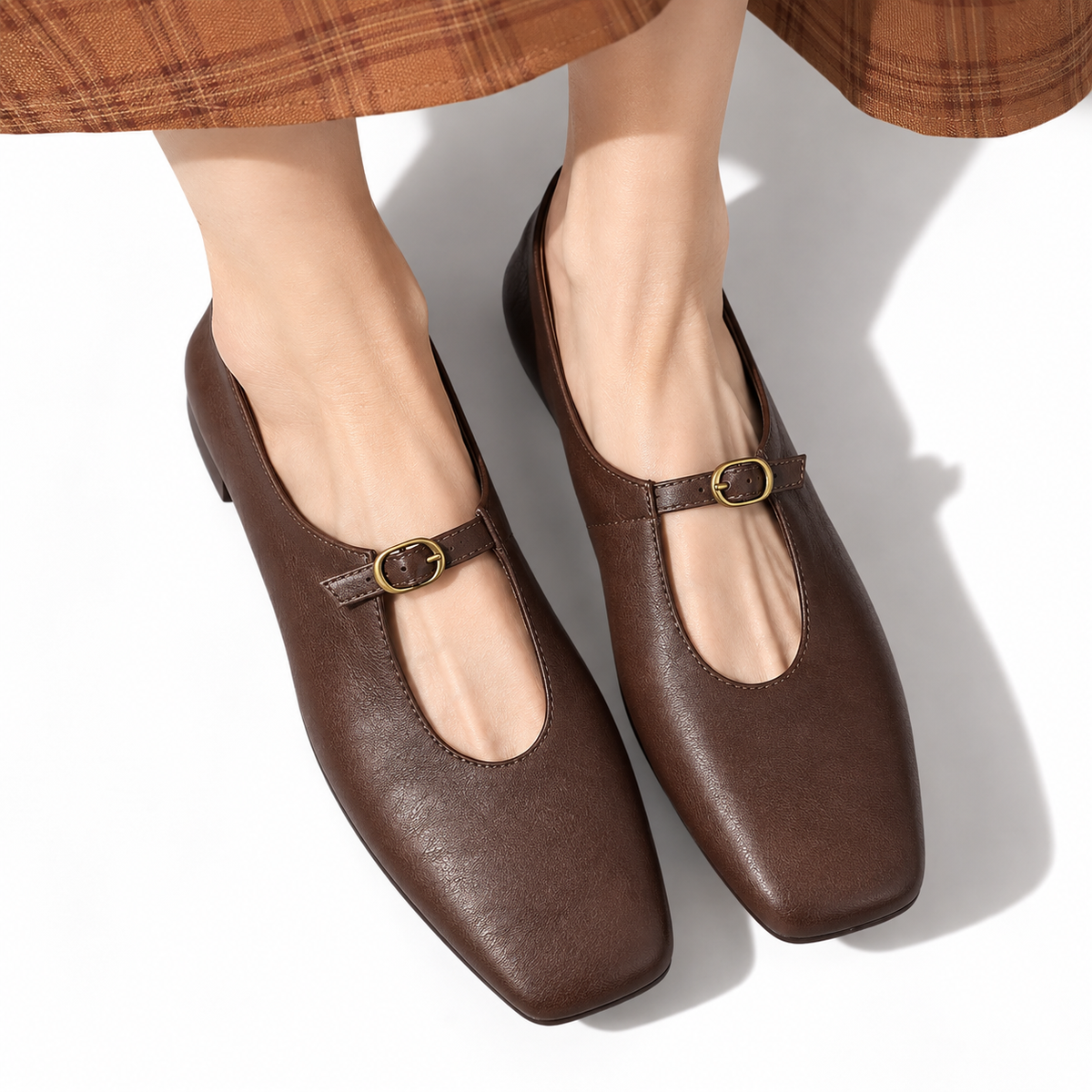 Elsbeth | High-Vamp Mary Jane Flat