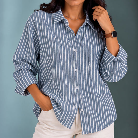 Jacque | Striped Button-Down Shirt