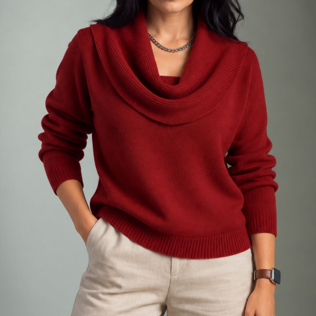 Julieth | Cowl Neck Sweater
