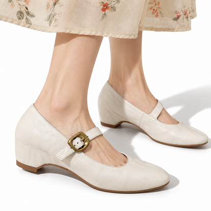 Quire | Round-Toe Mary Jane Flat