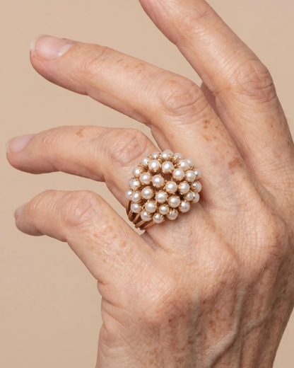 Evelyn Pearl Bloom Ring