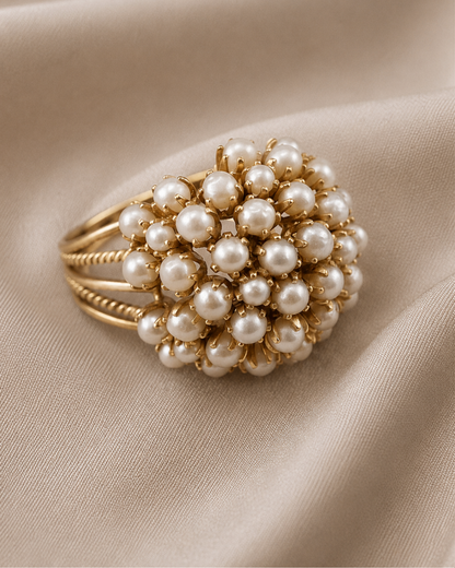 Evelyn Pearl Bloom Ring