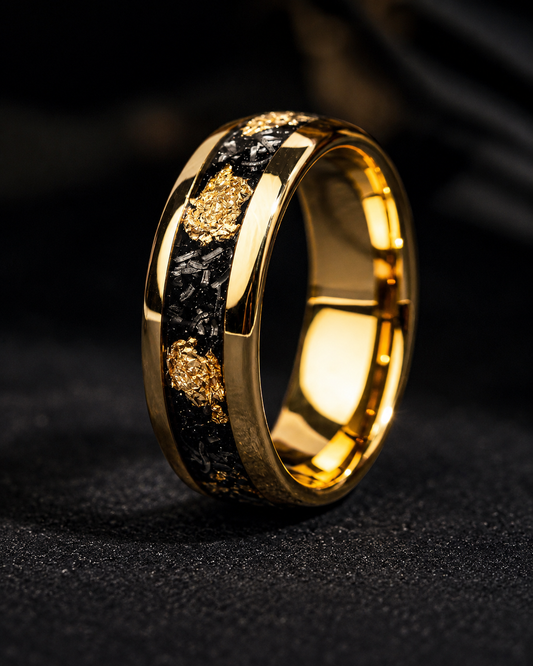 Boldy Golden Band Ring