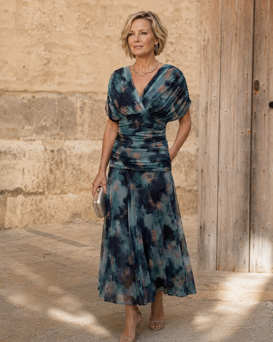 Maya | Elegant Blue Dress