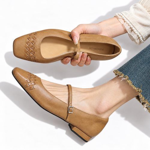Vemmy | Square-Toe Mary Jane Flat