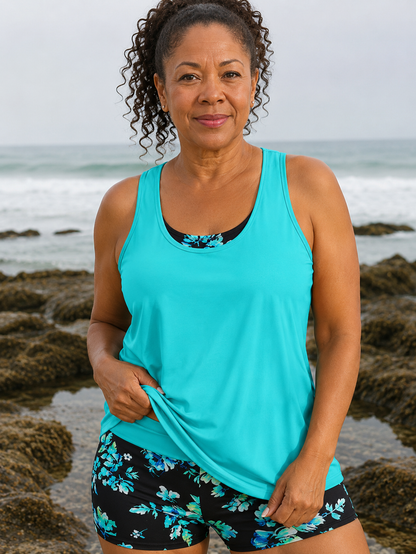 Monique | Flattering 3-Piece Tankini Set