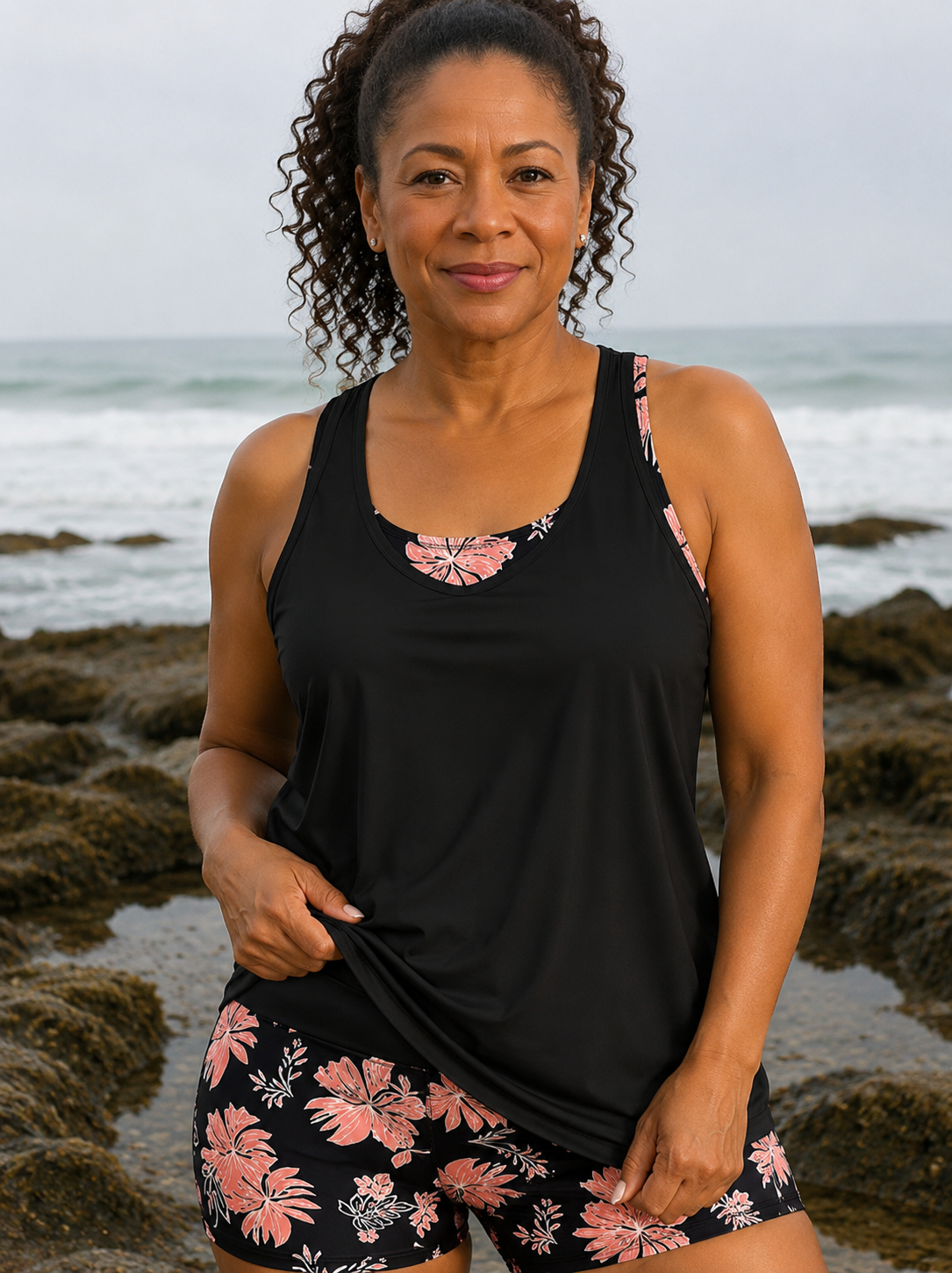 Monique | Flattering 3-Piece Tankini Set