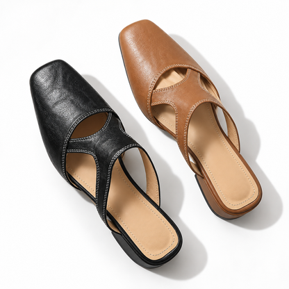 Dessay | Leather Comfort Mules