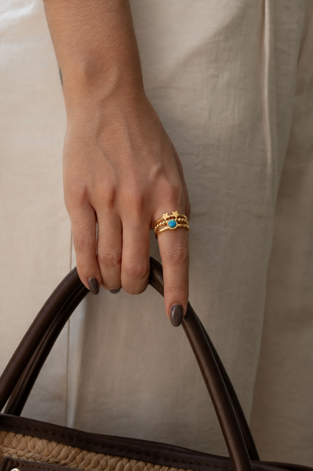Women luxury Ring Stars