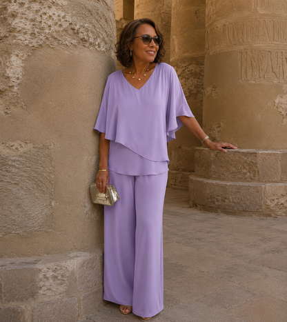 Clarin | Two-Piece Set with Elegant Flair Regular price