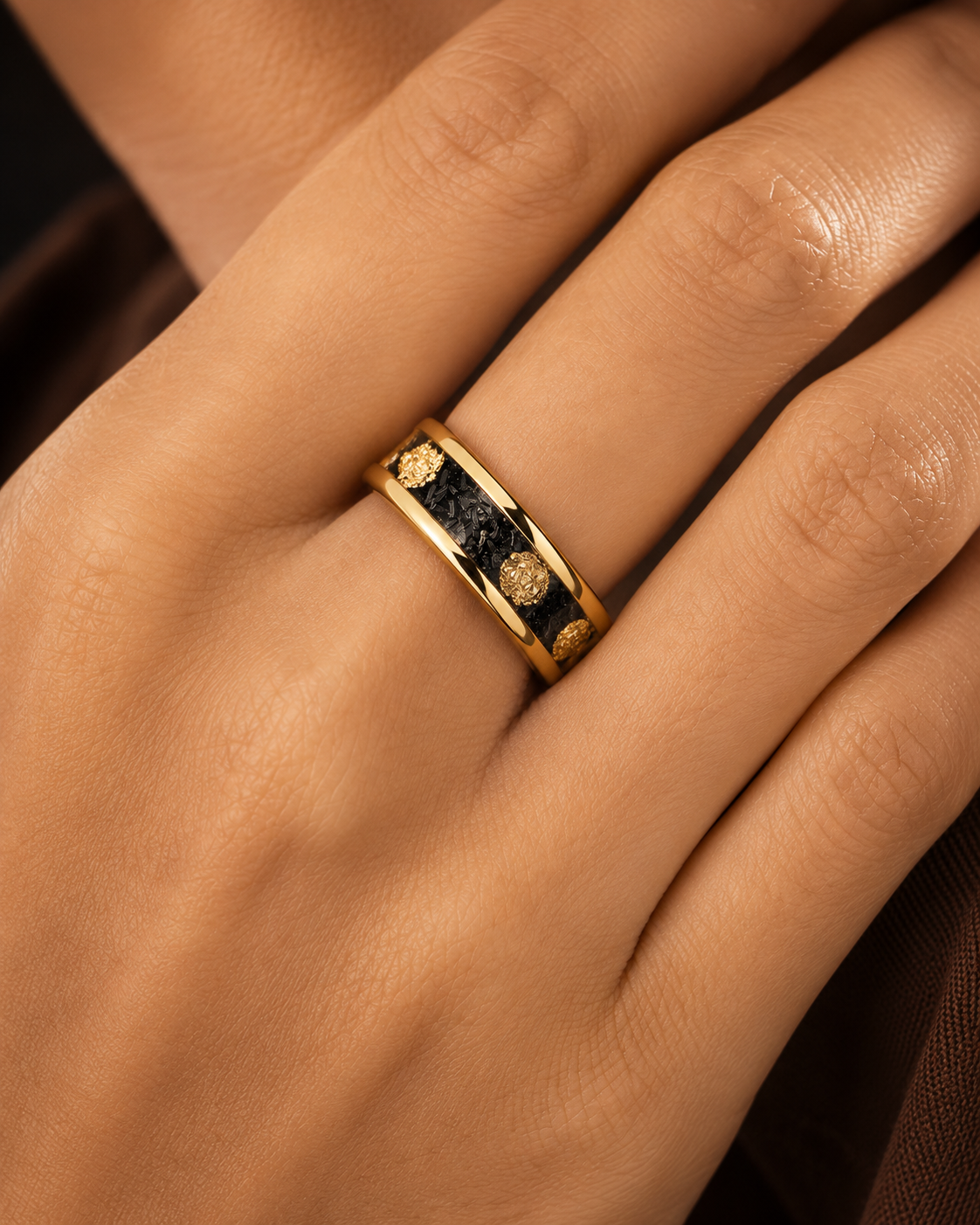 Boldy Golden Band Ring