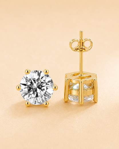 Letra Earrings Gold