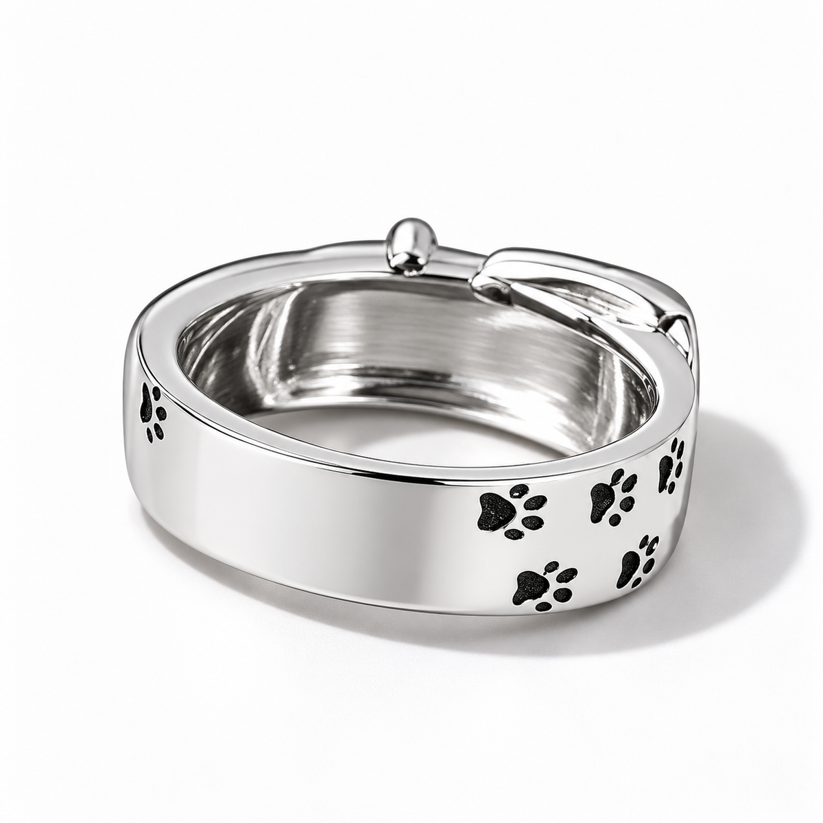 Cute and Stylish Dog-Inspired Collar Ring
