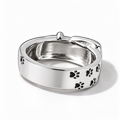 Cute and Stylish Dog-Inspired Collar Ring