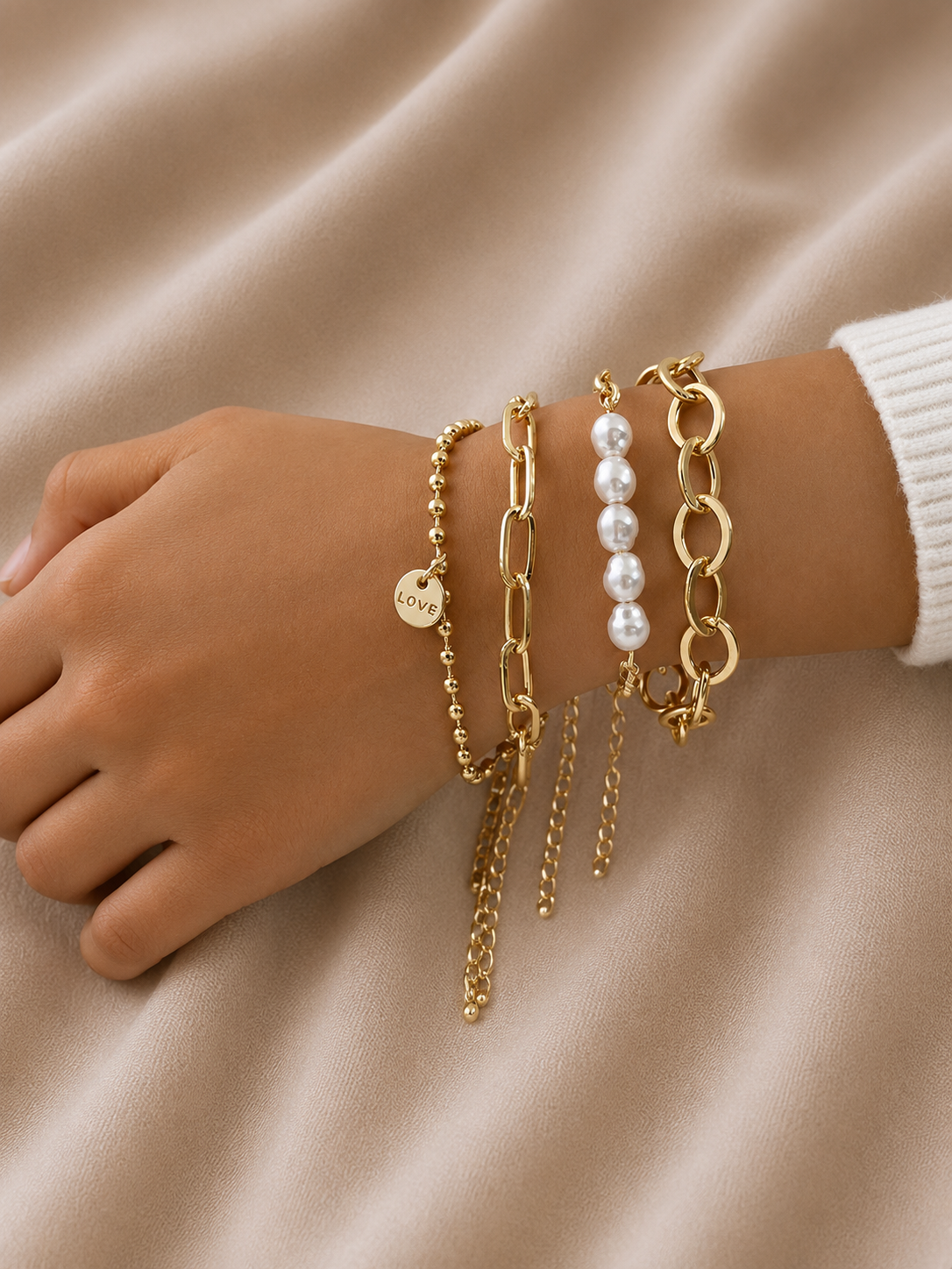 Goldy Pearl Bracelet Packs