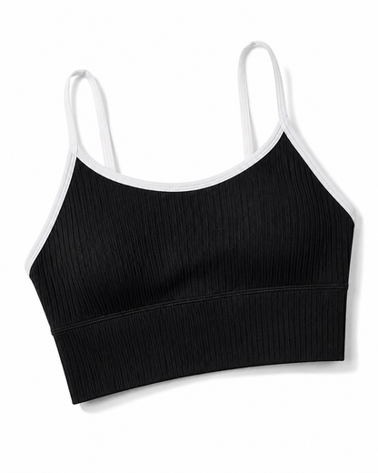 SPORTS BRA CROP TOP COTTON