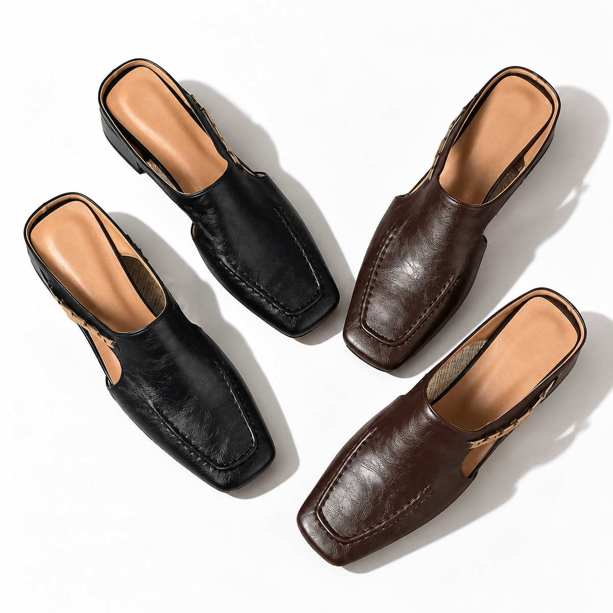 Vyola | Comfort Leather Mules