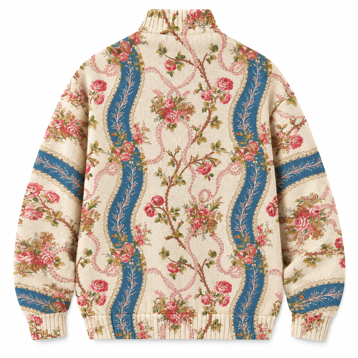 ROSSALINE CLIMBING ROSE RIBBON CARDIGAN