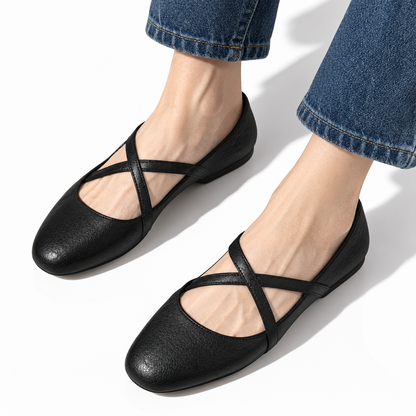 Zeorey | Leather Flats