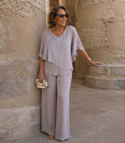 Clarin | Two-Piece Set with Elegant Flair Regular price