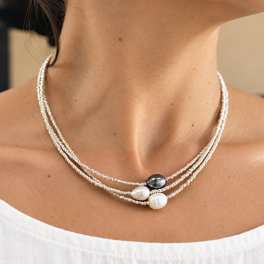 Barocue Pearl Multi-Strand Necklace