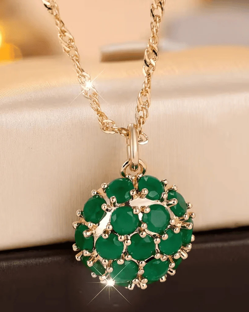 Emerald Green Celeste Necklace