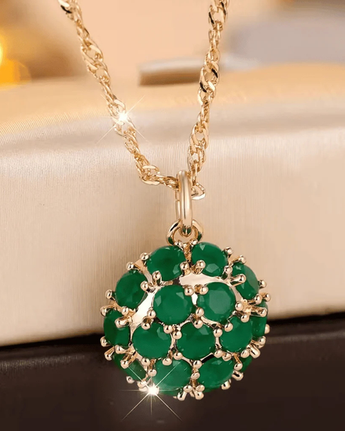 Emerald Green Celeste Necklace