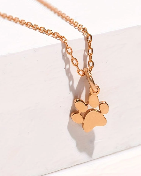 Rose Gold Forever Necklace Paw