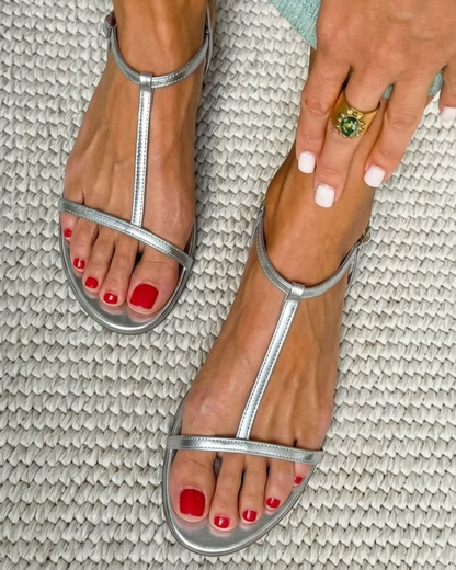 Biancanella | Golden Summer Sandals Comfort