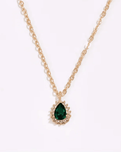 Pearl Leaf Gold Link Collar Necklace