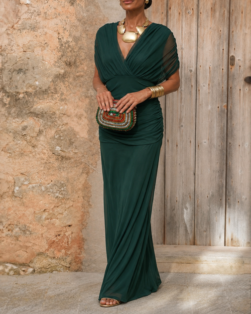 Morgey | Elegant Green Dress