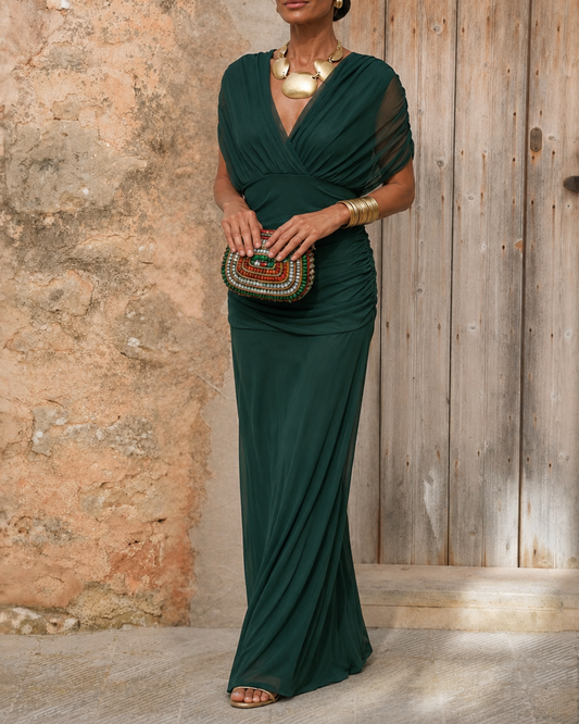 Morgey | Elegant Green Dress