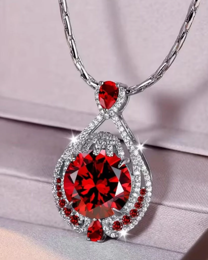 Emerald Teardrop 3 Colors Necklace