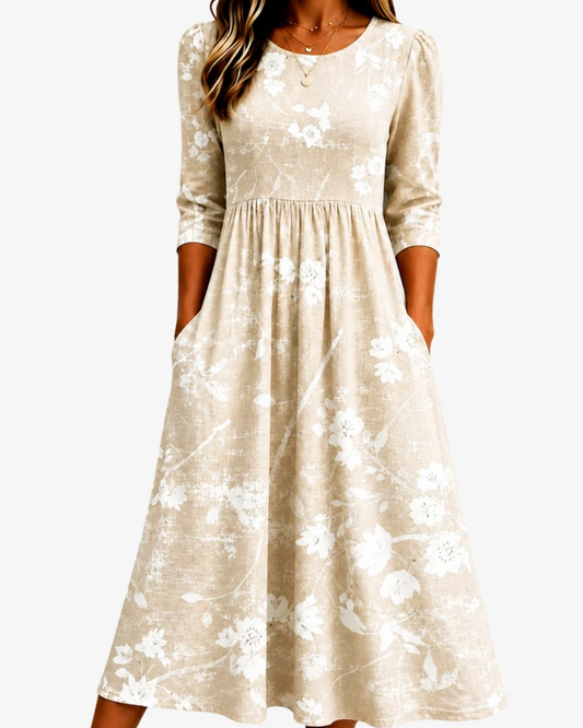 Soft Meadow Blossom Everyday | Midi Dress