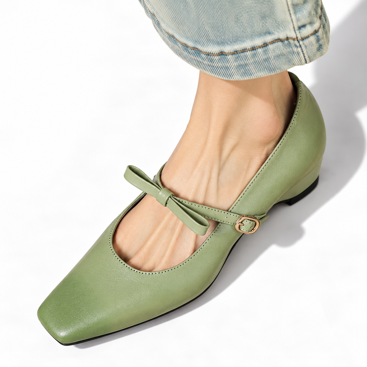 Bronny | Bow-Strap Mary Jane Pump