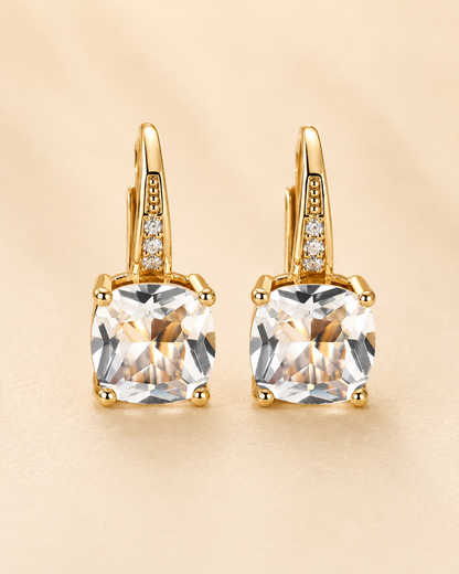 Mayestic Stone Earrings Gold