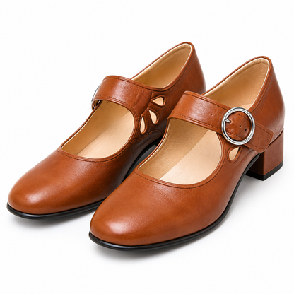 JOYSA LEATHER COMFORT SANDALS